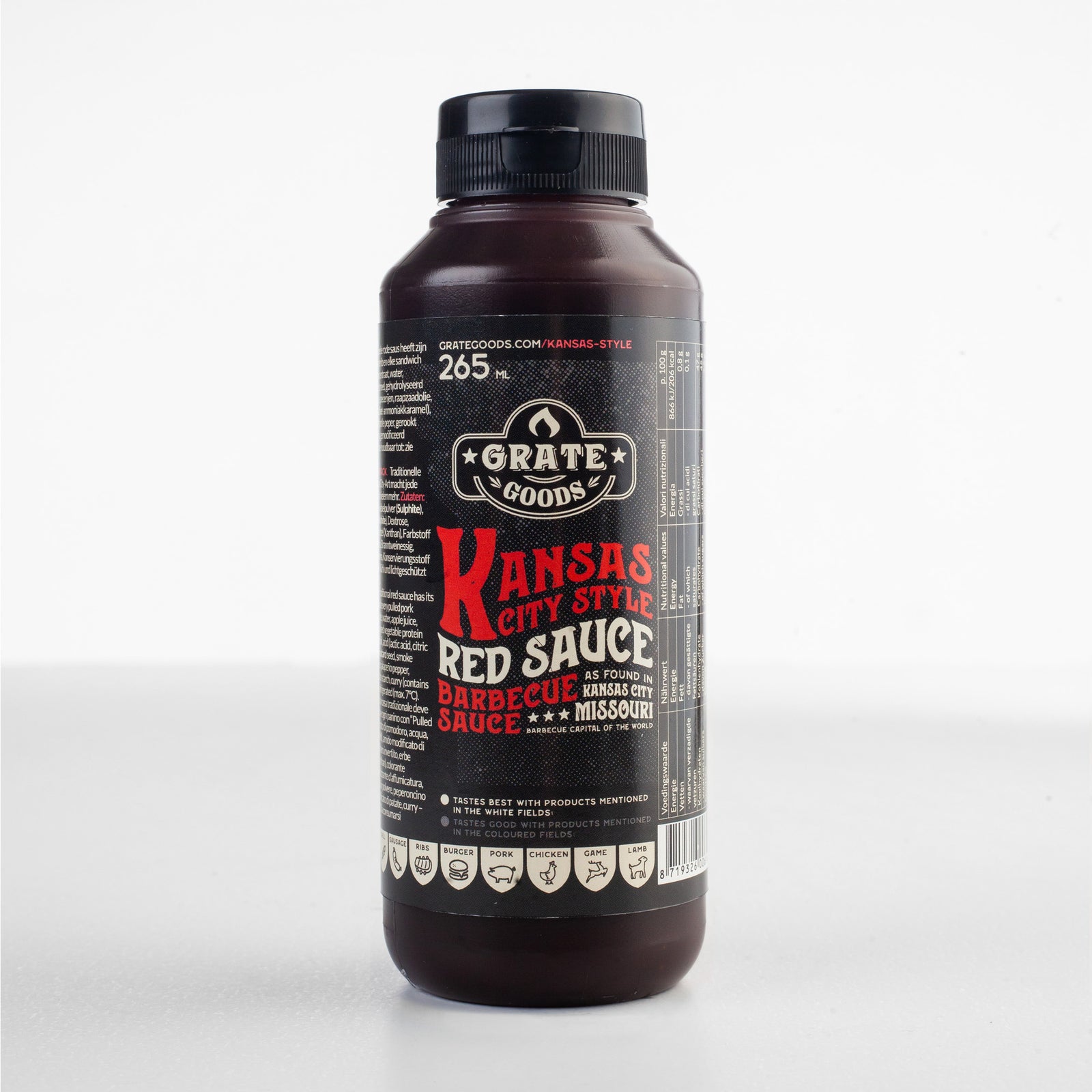 Grate Goods - Kansas City Red Barbecue Sauce - 265 ml
