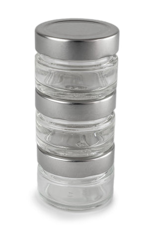 Peugeot - Maestro - set van 3 glazen bewaarcapsules