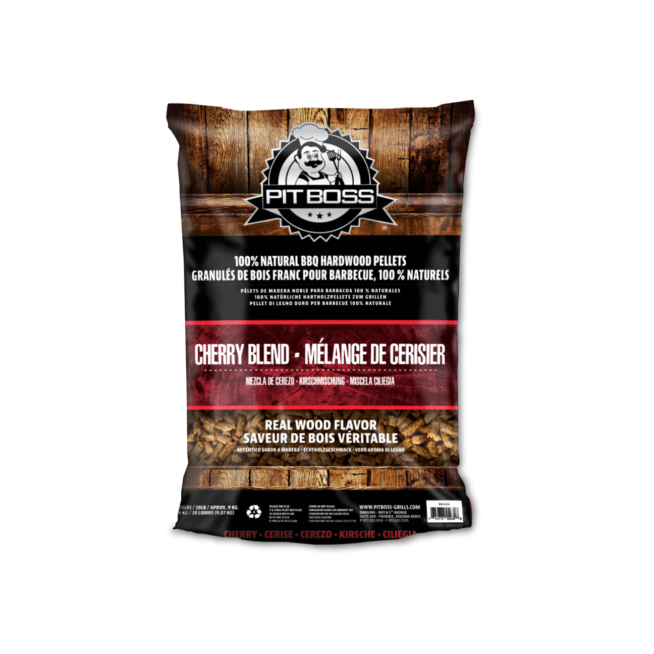 Pit Boss - Cherry Mix hardhouten pellets - 9 kg