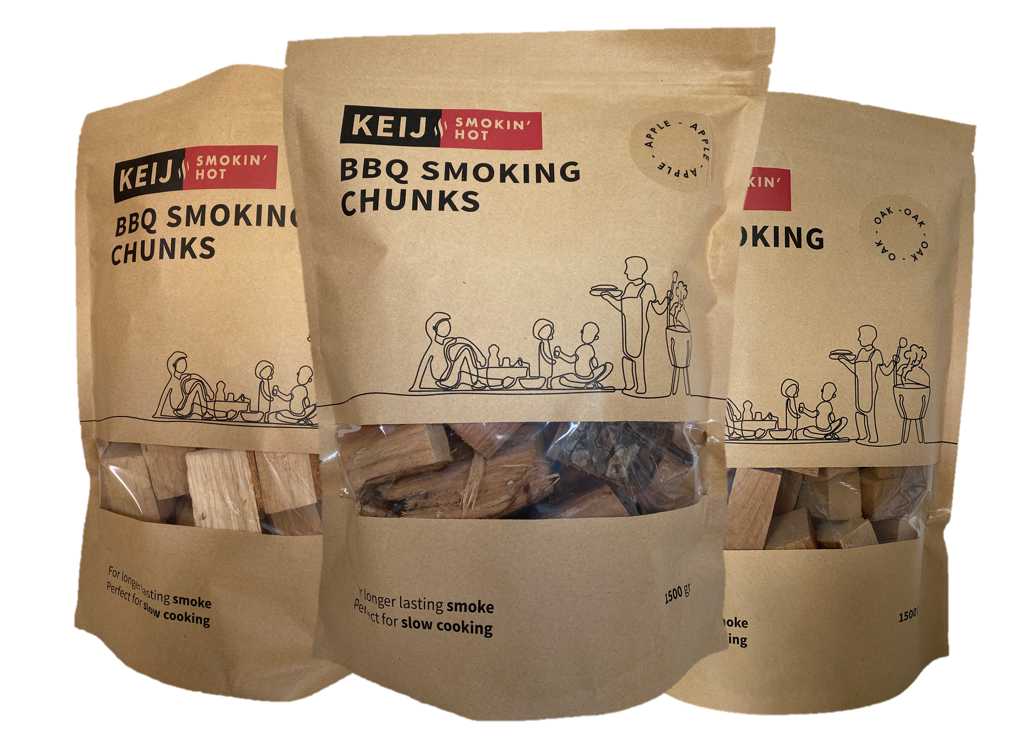 Proefpakket Rookhout chunks - Rook chunks