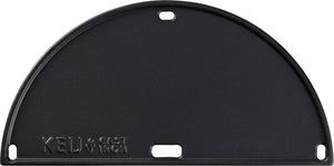 Gietijzeren plaat - half rond - Compact - 33 cm - geëmailleerd