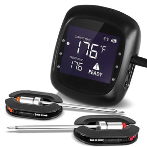 Bluetooth BBQ thermometer - 2 probes - 6 poorten