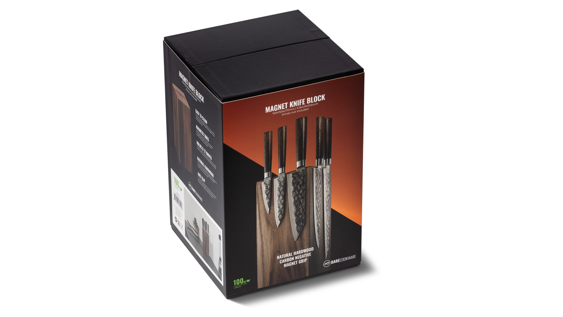 BARE Cookware - Magnetisch Messen Blok - Acacia hardhout