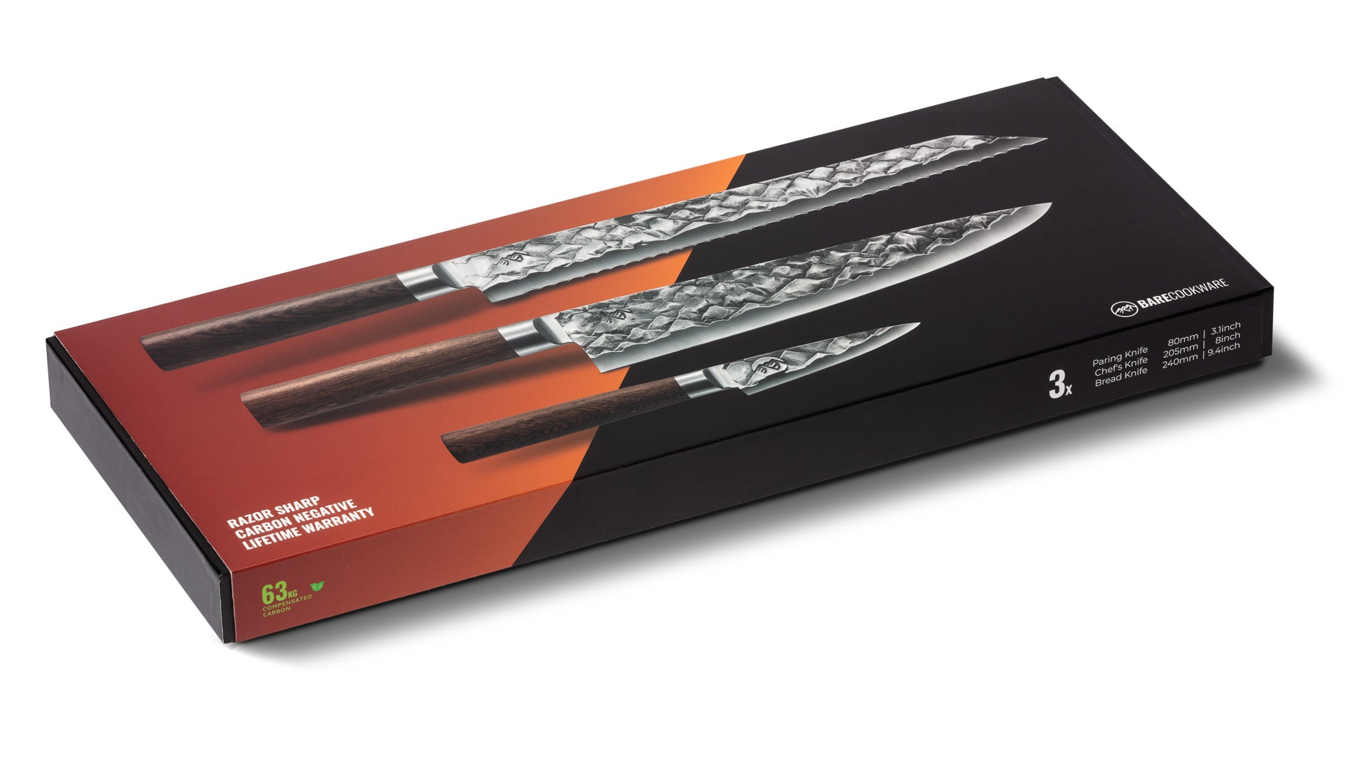 BARE Cookware - 3-delige set Westers
