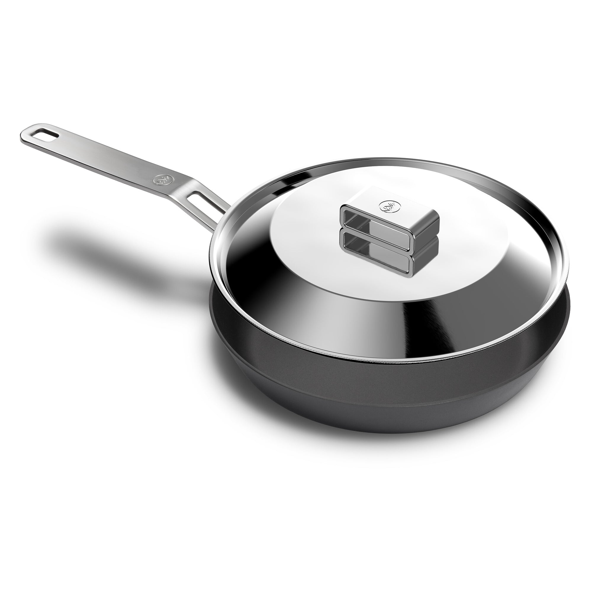 Bare Cookware - Carbon Stalen pan 24cm - met deksel