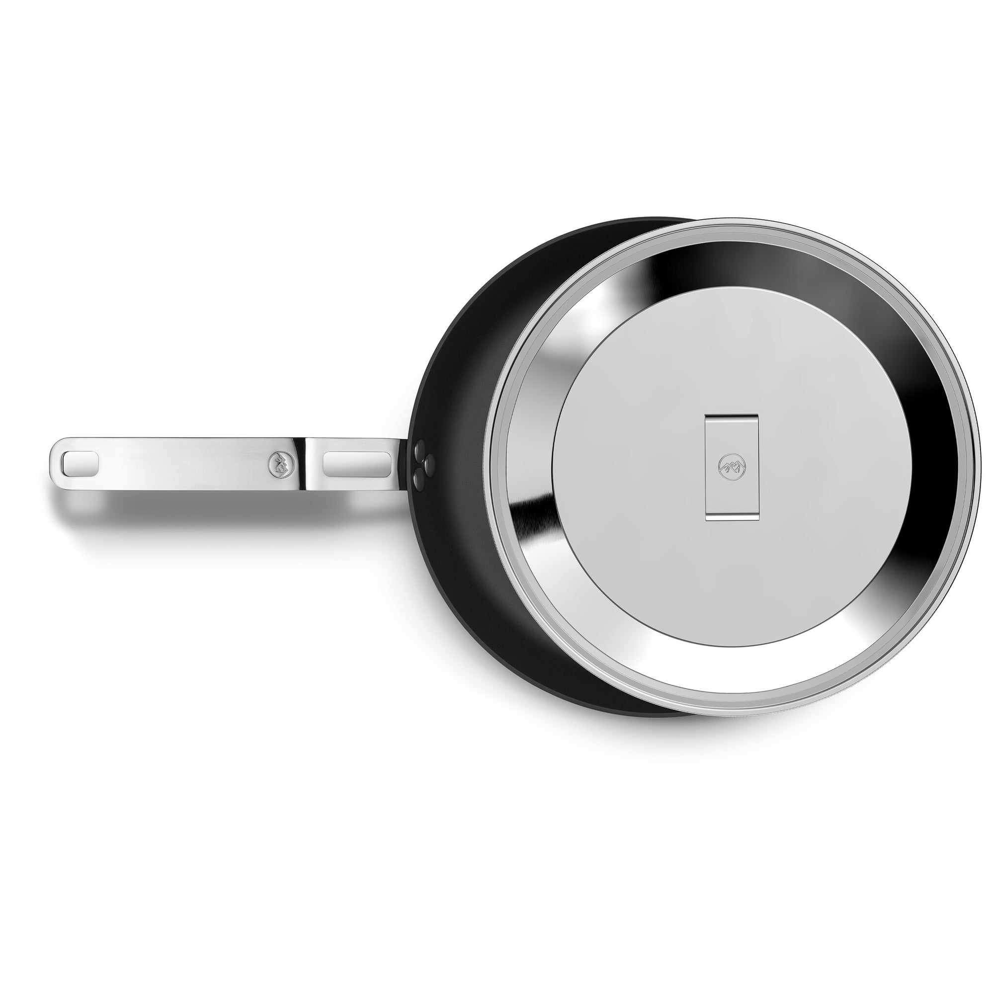 Bare Cookware - Carbon Stalen pan 28cm - met deksel
