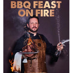 Smokey Goodness BBQ feast on fire