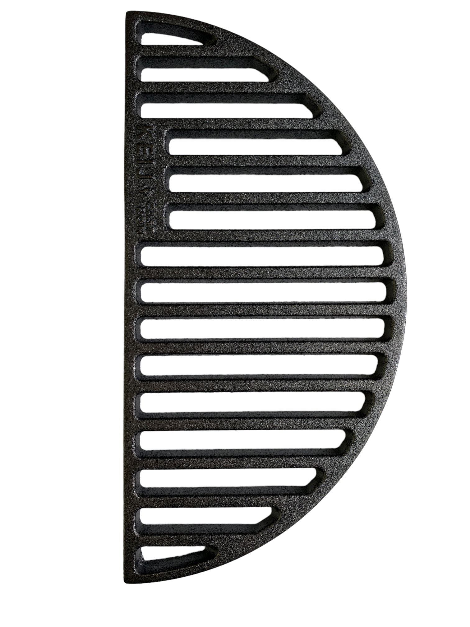 Set half grillrooster en grillplaat -gietijzer - Compact - 33 cm - geseasoned