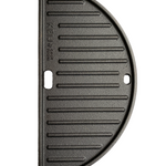 Gietijzeren grillplaat half rond -Compact - 33 cm - geseasoned