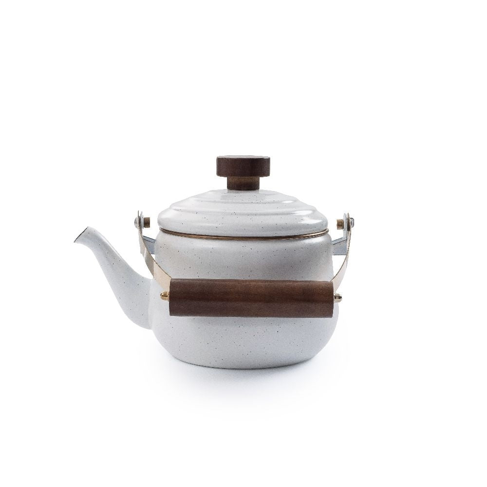 Barebones - Theepot - Geëmailleerd staal - Eggshell