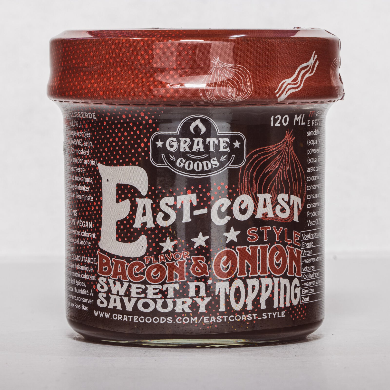 Grate Goods - East-Coast Bacon-Onion Savoury Topping - 120 ml
