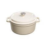 Grand Feu - Geëmailleerde gietijzeren braadpan - 3,5 ltr. - wit