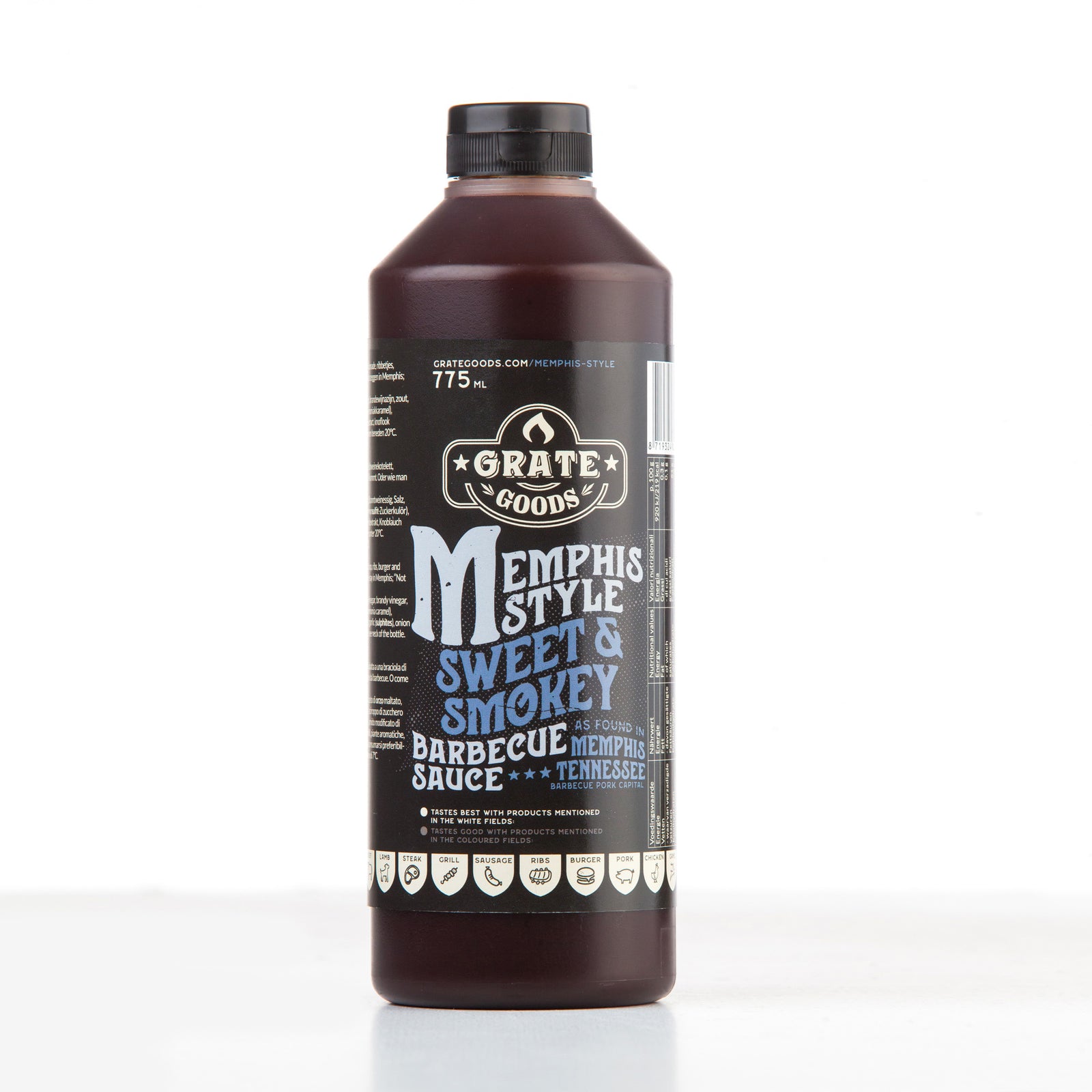Grate Goods - Memphis Sweet & Smokey Saus  - 775 ml