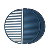 Set half grillrooster en grillplaat -gietijzer - XL - 49,5 cm