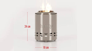 herQs Smokeless FirePit Mighty