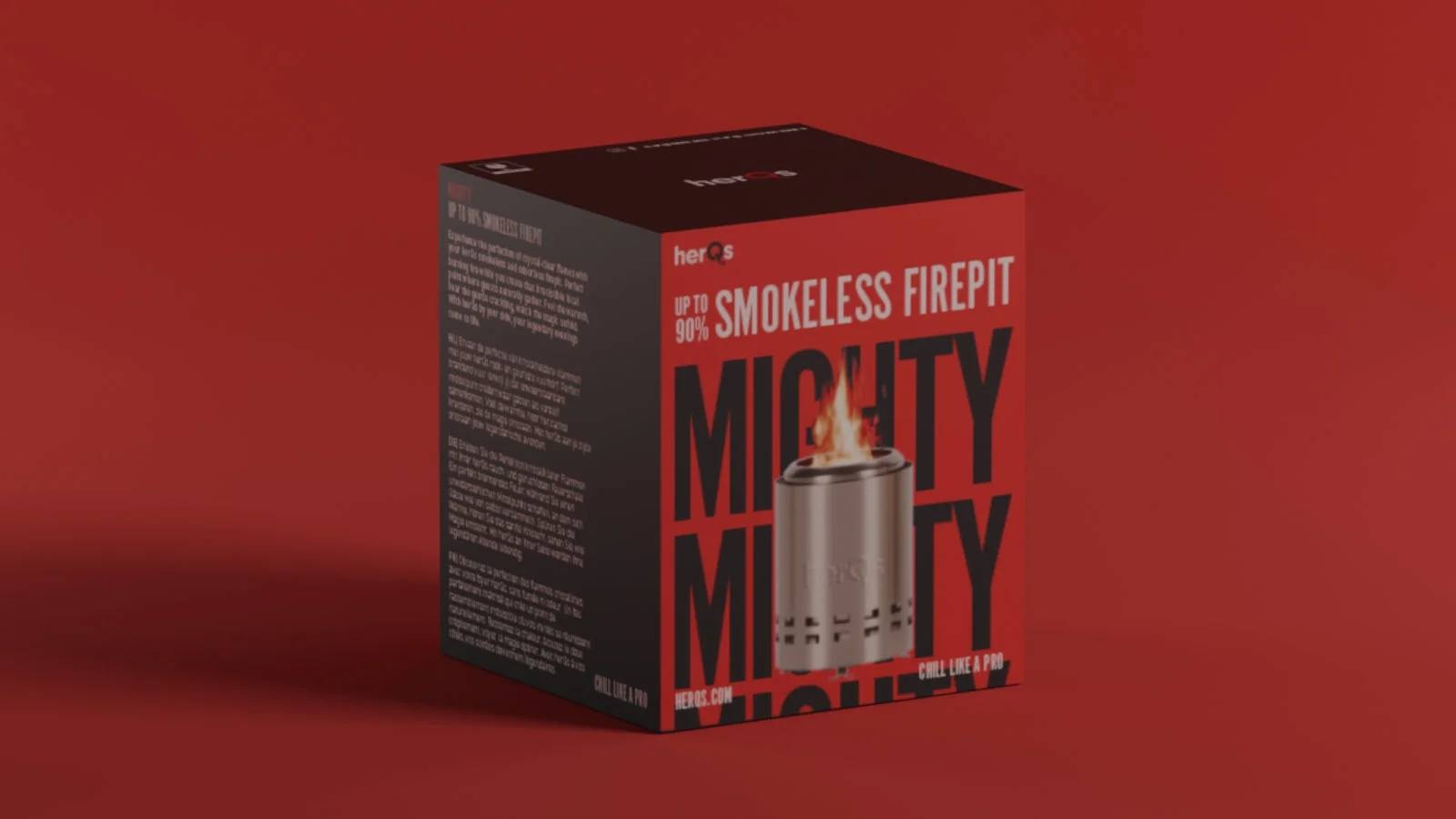 herQs Smokeless FirePit Mighty