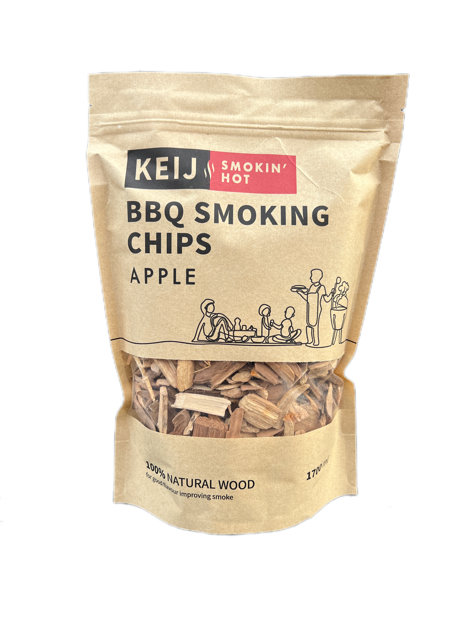 Rookhout Chips Apple - 1700 ml