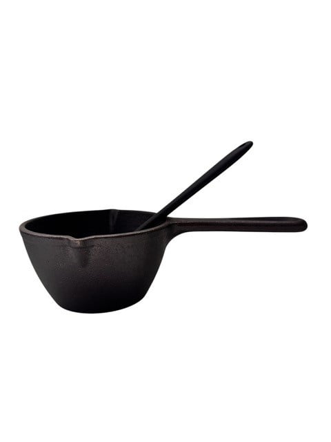 Keij Cast Iron | Gietijzeren Sauspannetje met Silicone Kwast