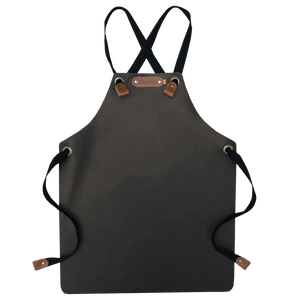 Leren kinderschort - bruin