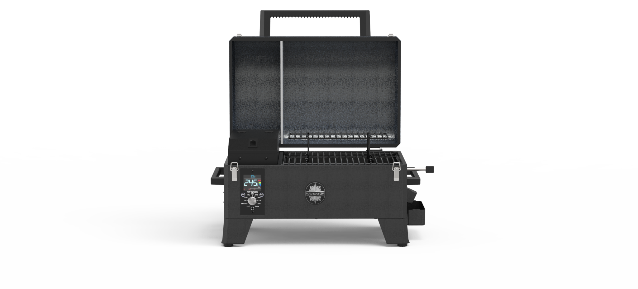 Pit Boss Navigator 150 draagbare pellet grill