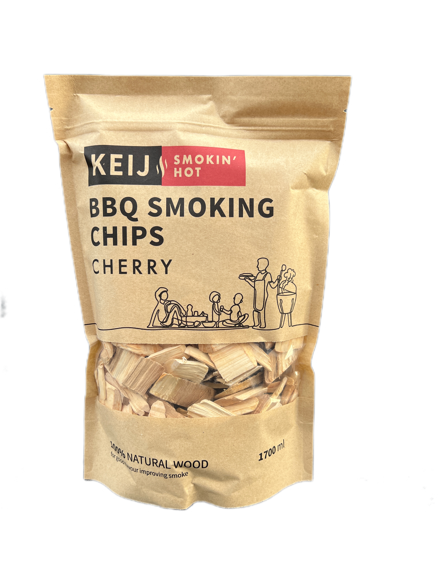 Rookhout Chips Cherry - 1700 ml