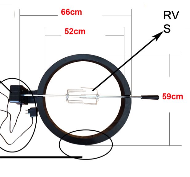 Kamado Rotisserie XL - 23 inch