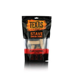 Texas Club | rookhout chunks Rum barrel, 15 stuks