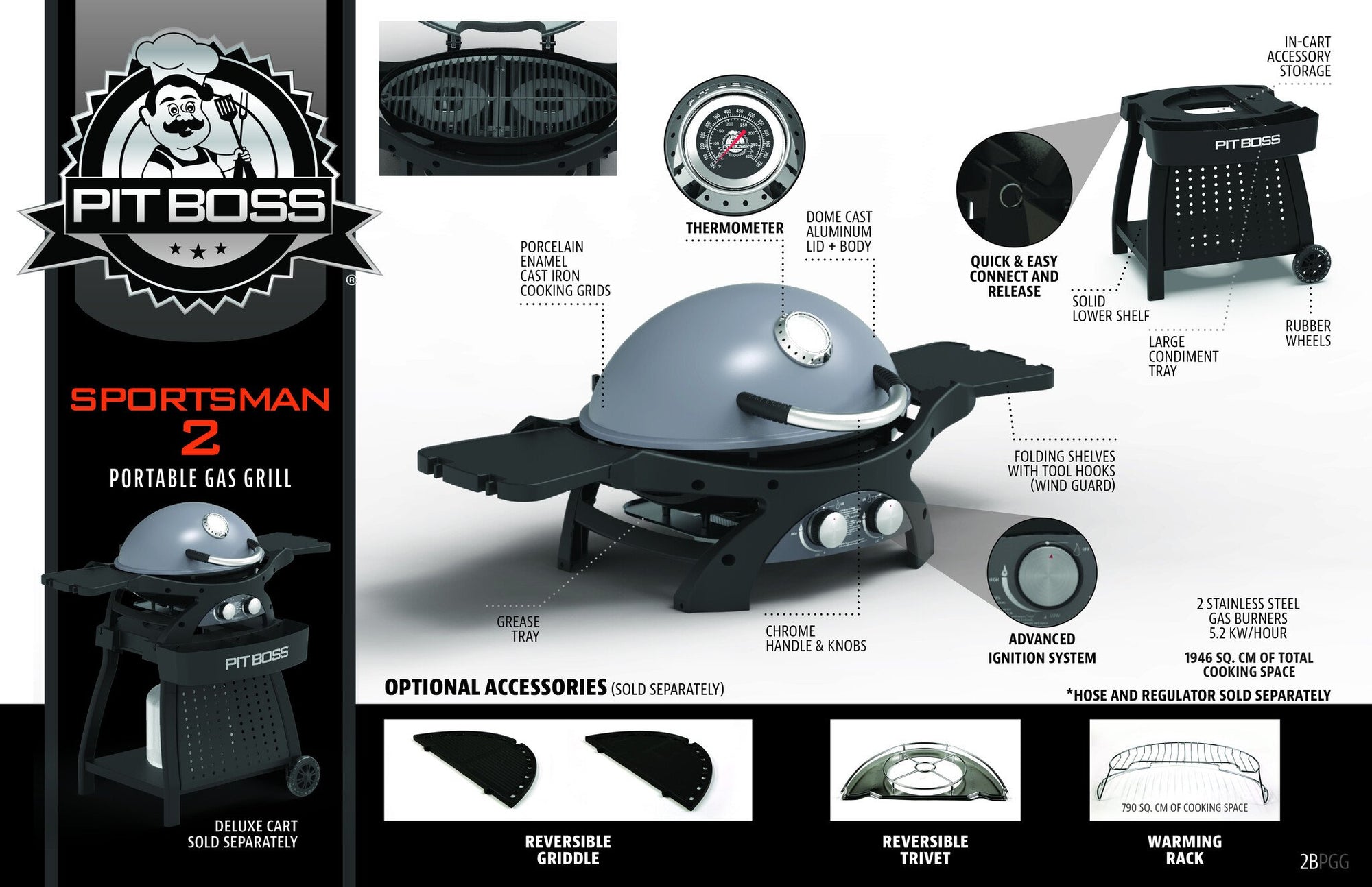 Pit Boss | Sportsman 2 Grey