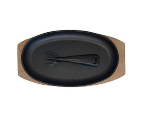 Steakplate met onderzetter