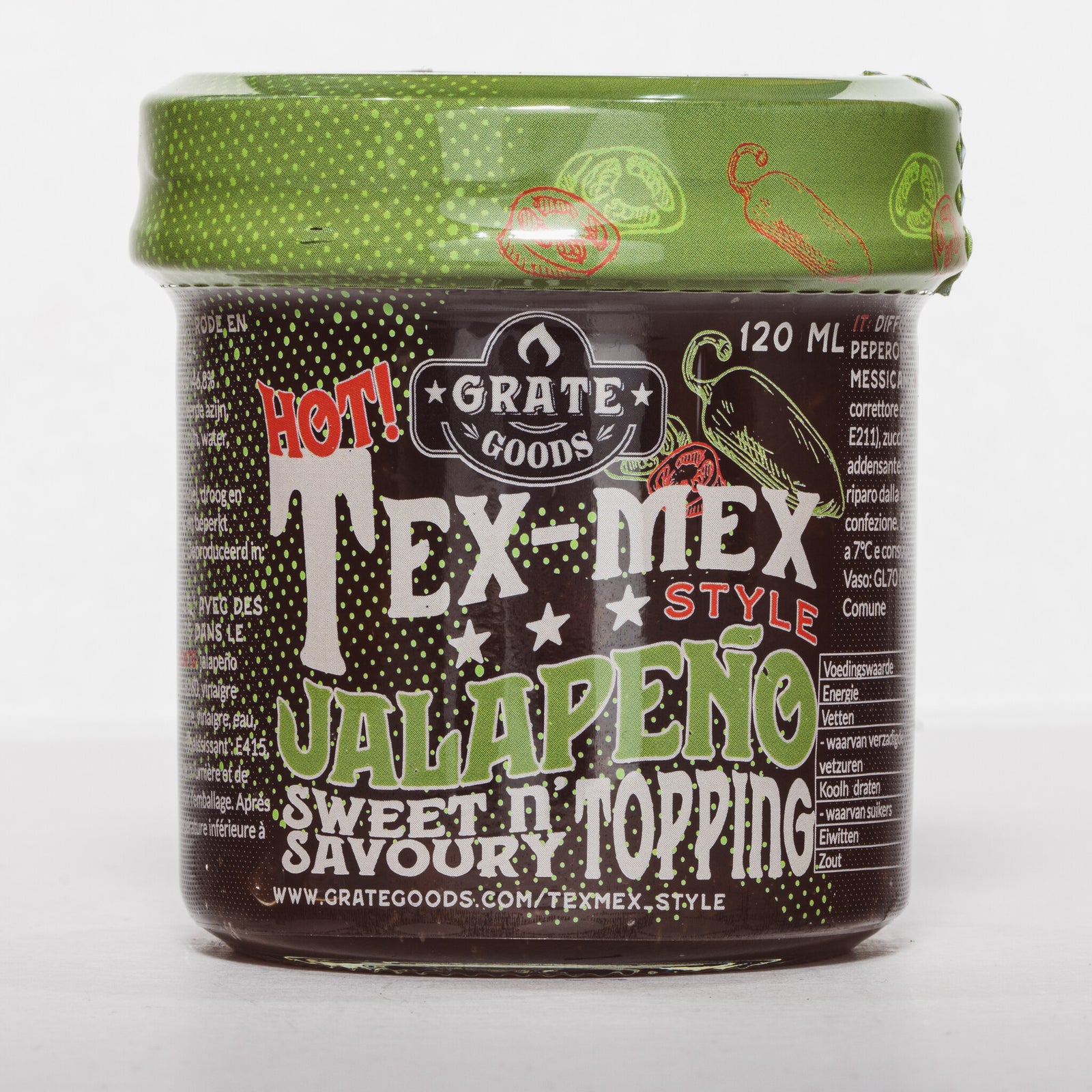 Grate Goods - Tex-Mex Jalapeño Savoury Topping - 120 ml