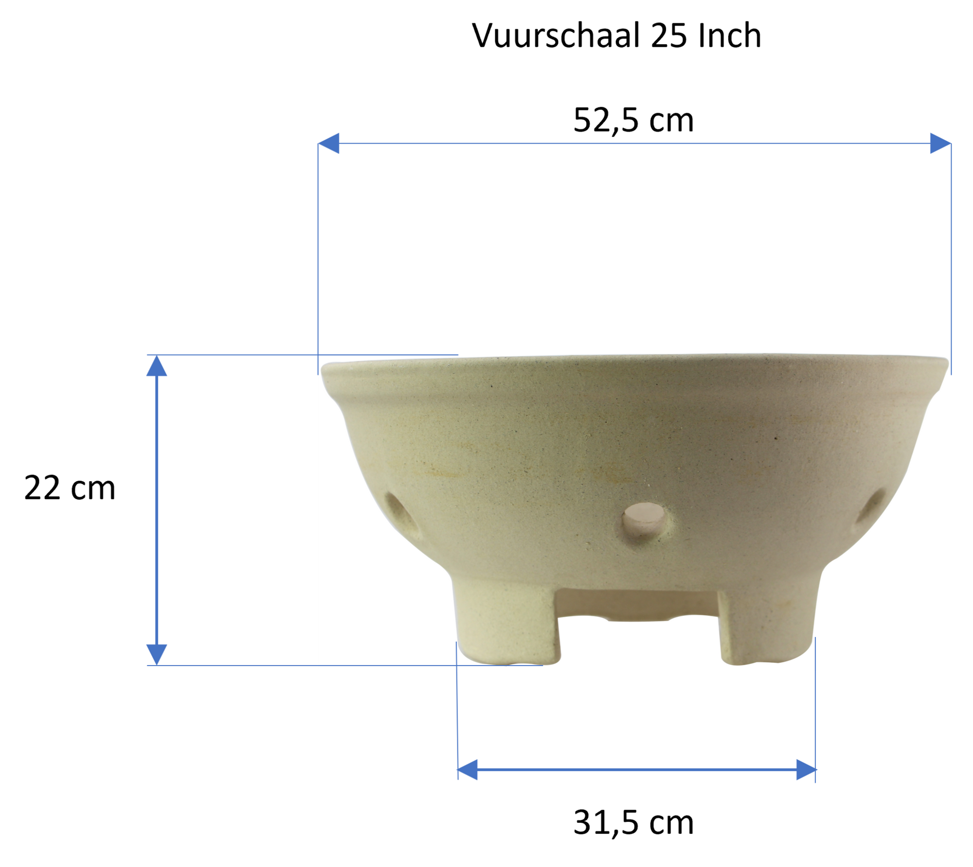 Vuurschaal 25 inch Kamado