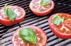 Smaakvolle vleestomaat van de barbecue