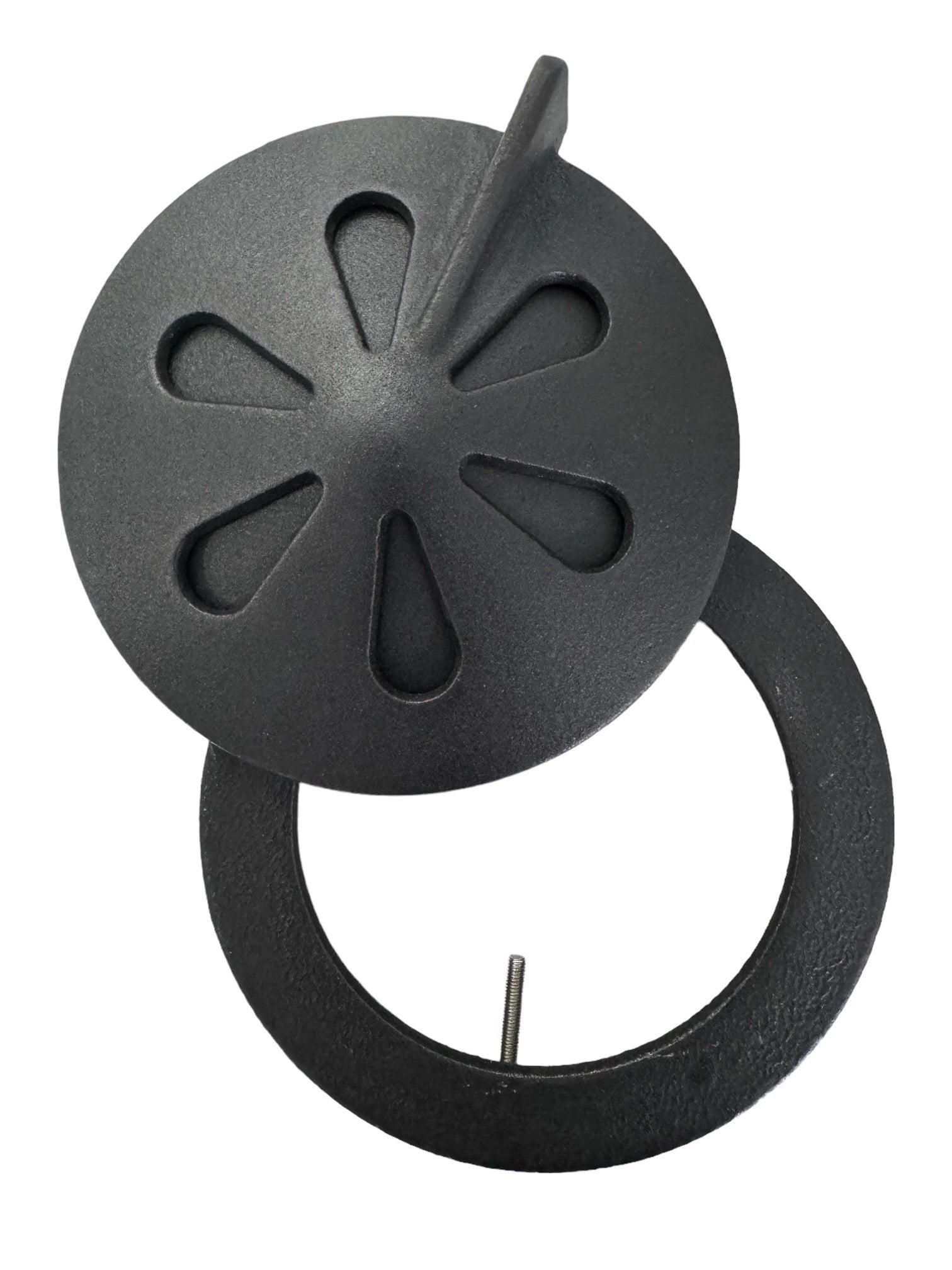 Gietijzeren Full Open top vent voor 21-23 inch kamado 3