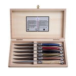 Jean Dubost Laguiole 6 steakmessen - Exclusive - Autumn Mix -1,5 mm