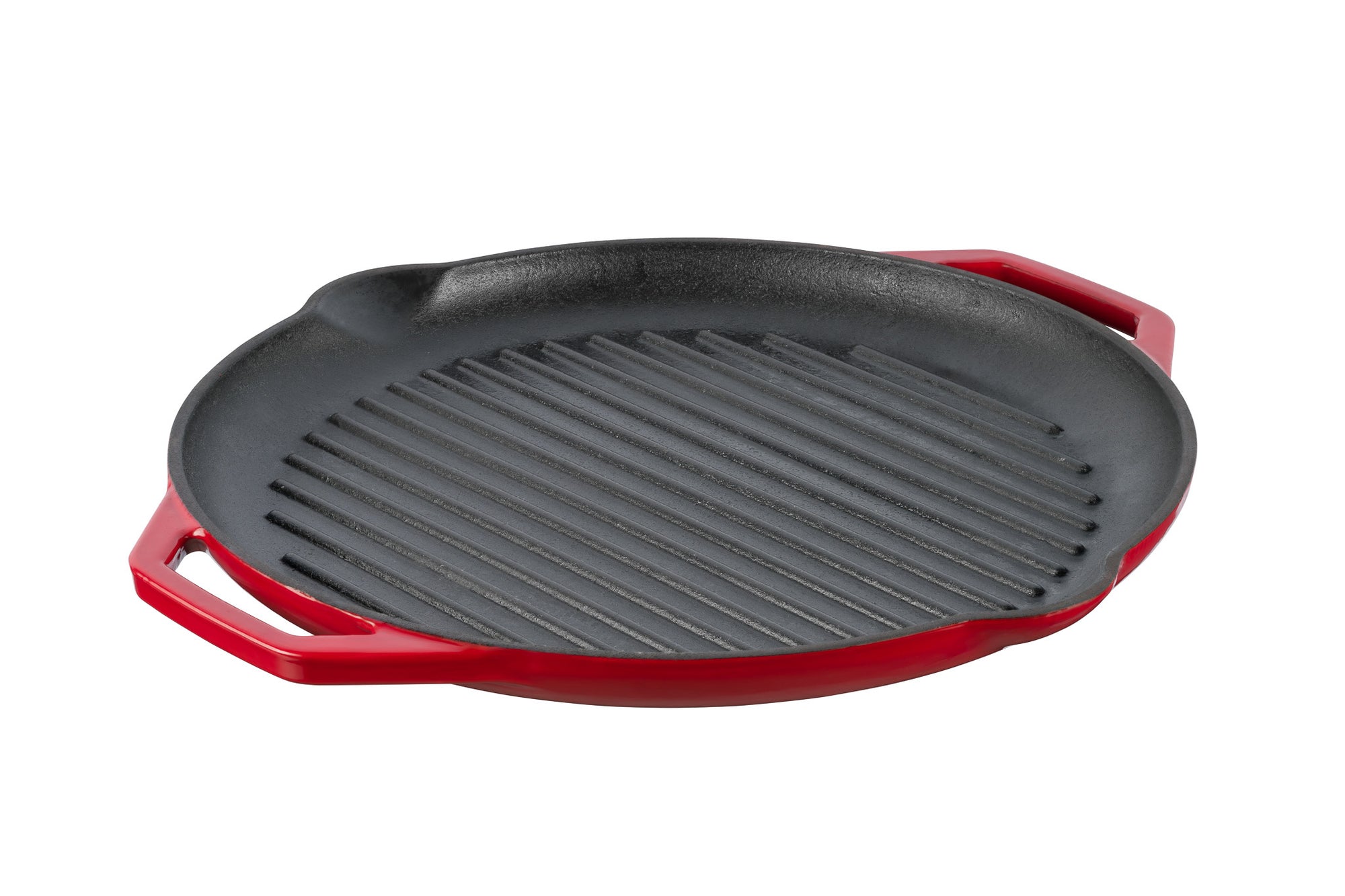 Grand Feu - Geëmailleerde gietijzeren grillpan - rood