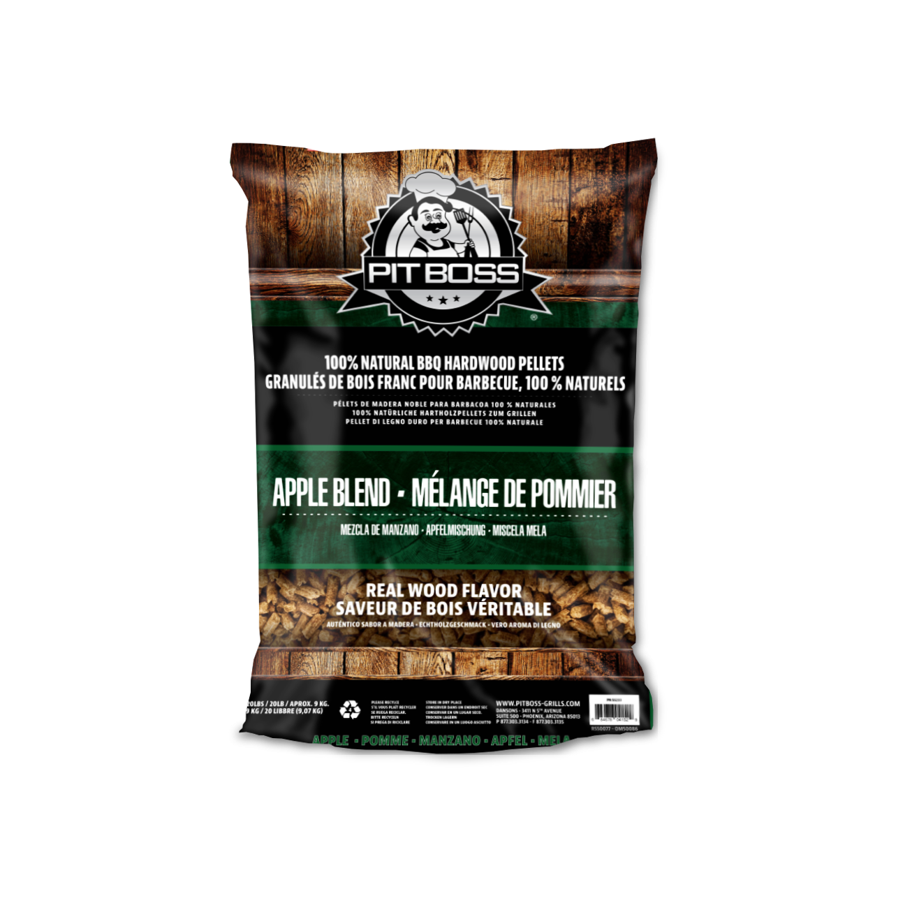 Pit Boss - appel mix hardhouten pellets - 9 kg