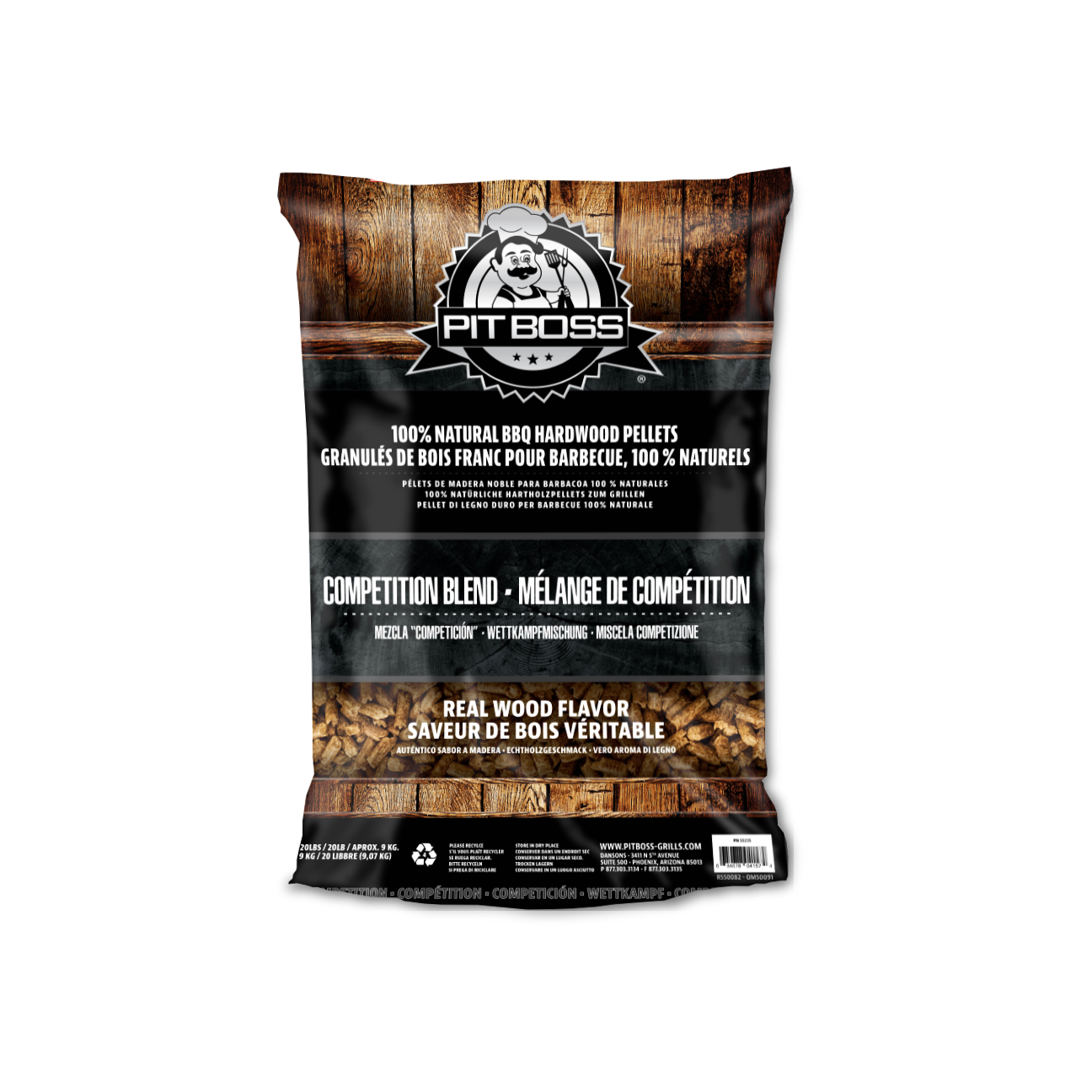 Pit Boss - competition mix hardhouten pellets - 9 kg