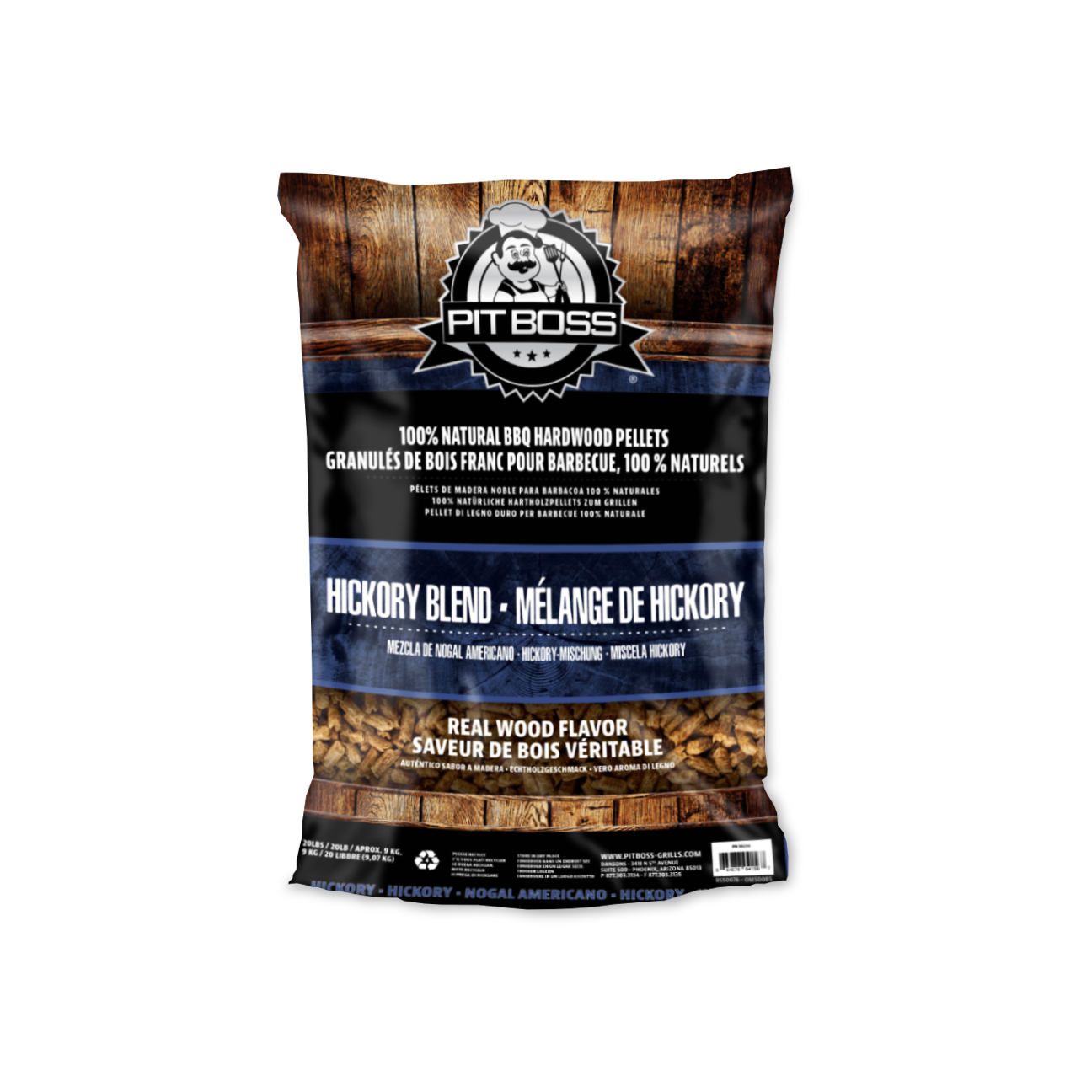 Pit Boss - Hickory Blend hardhouten pellets - 9 kg