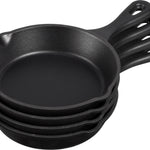 Gusseiserne Pfanne - Set 4 Stück - 15 cm - emailliert