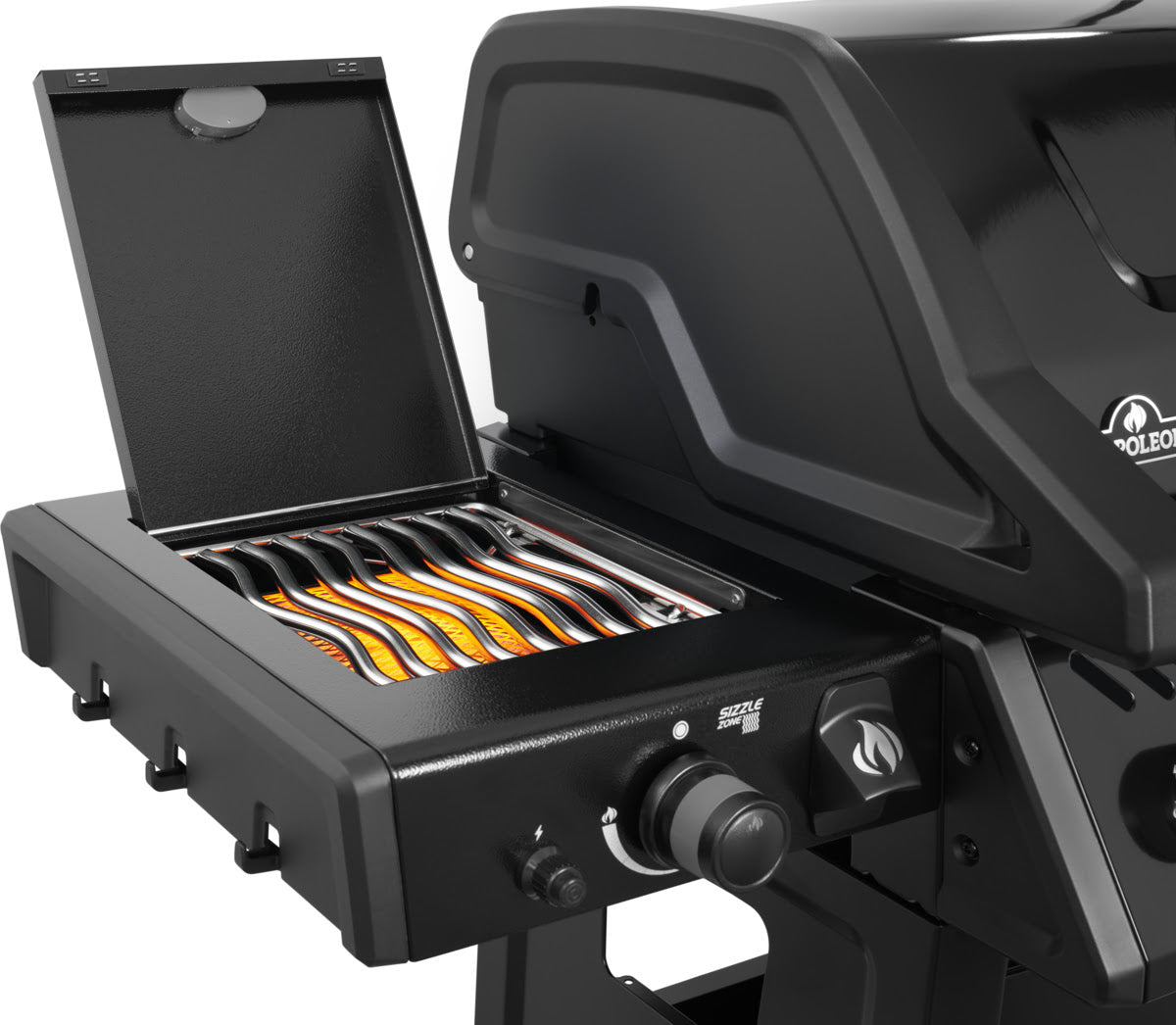 Freestyle_PRO365PropaneGasGrill_SideInfraredBurner_Black4