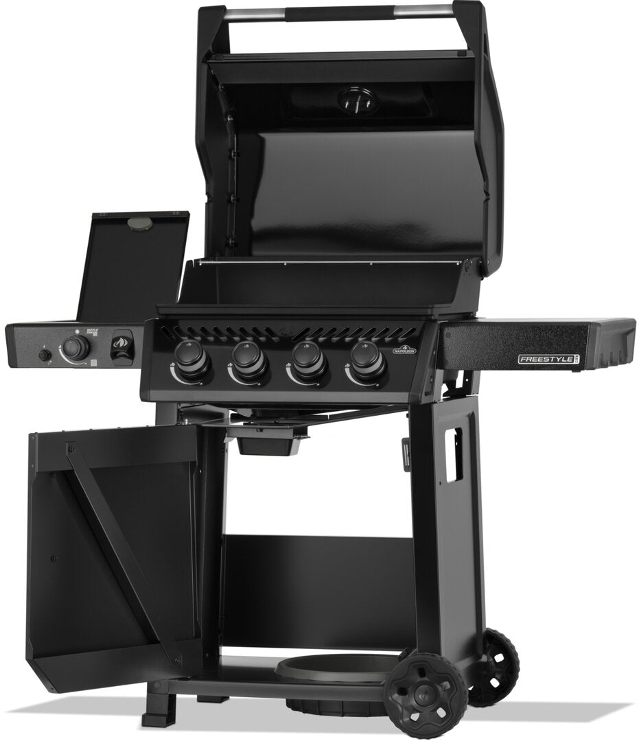 Freestyle_PRO425PropaneGasGrill_SideInfraredBurner_Black2