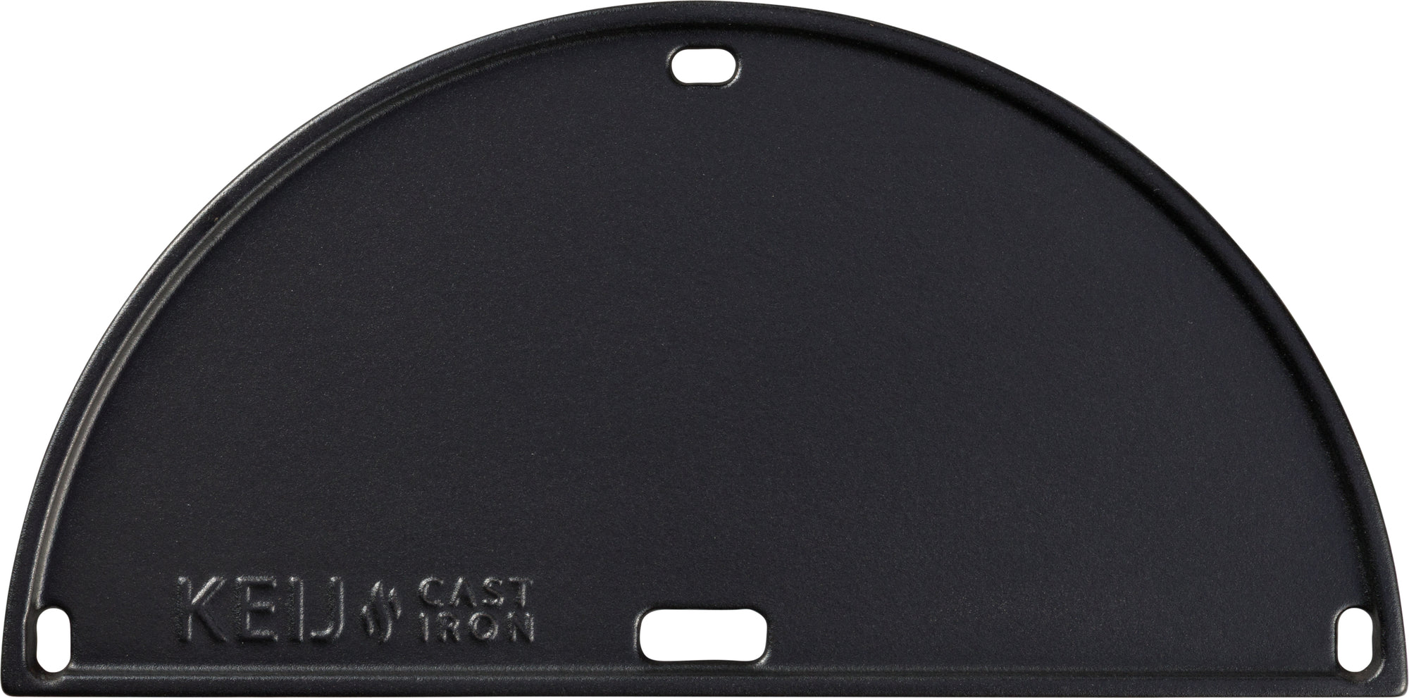 Gietijzeren plaat - half rond - Compact - 33 cm - geëmailleerd
