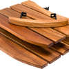 Walnuss-Holz-Beistelltische und Griff - 21/23 Zoll Kamado