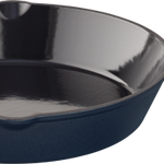 Keij Skillet - 25,5 cm – Gietijzer – Mat Blauw Emaille – Voor BBQ, Gas, Oven &amp; Inductie