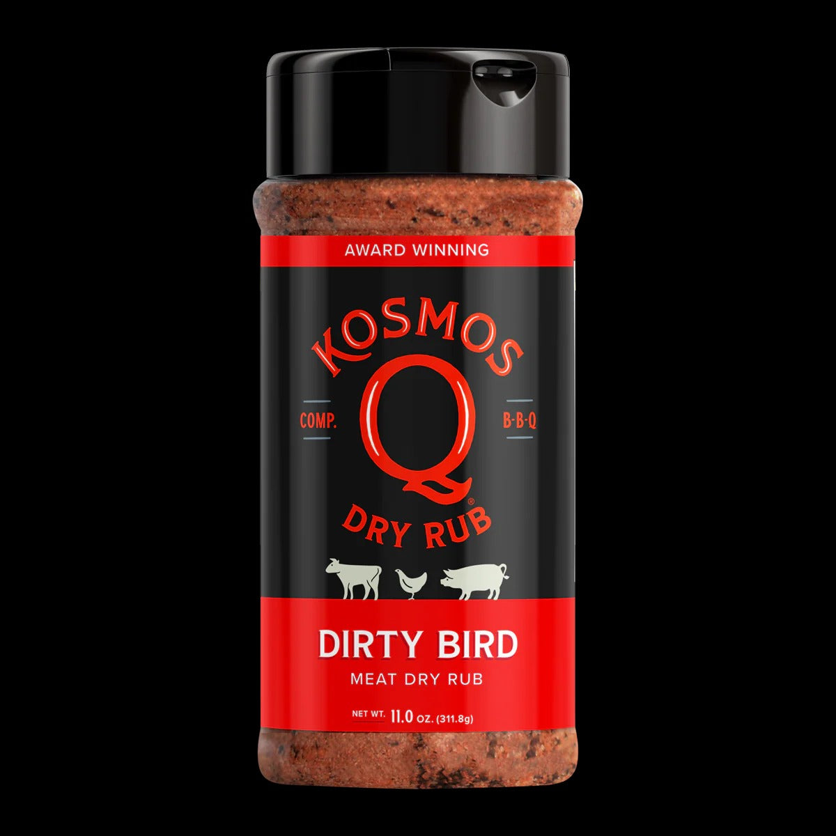 KosmosQ - Dirty Bird Meat Dry rub - 311 gram