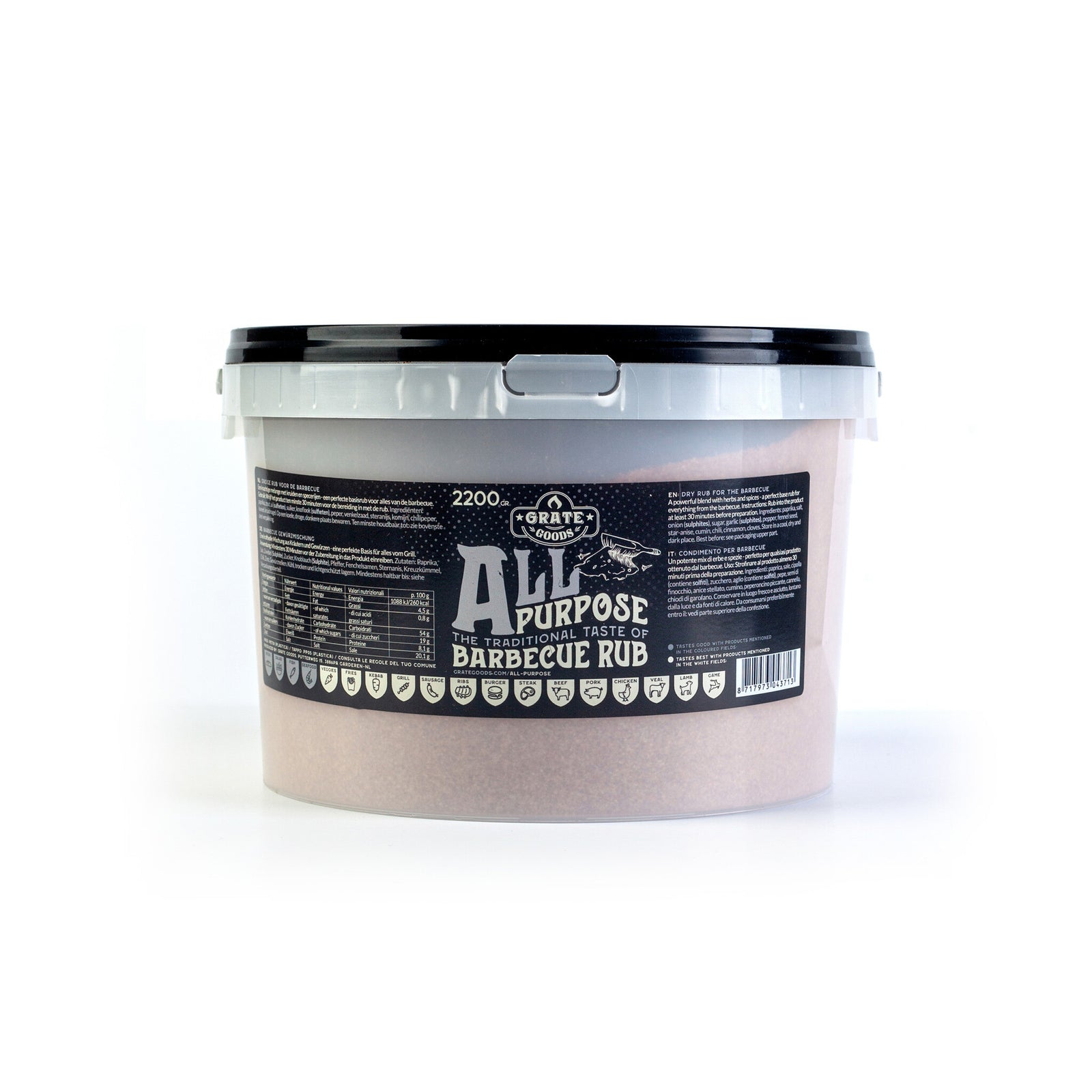 Grate Goods - All Purpose BBQ Rub - 2200 gr