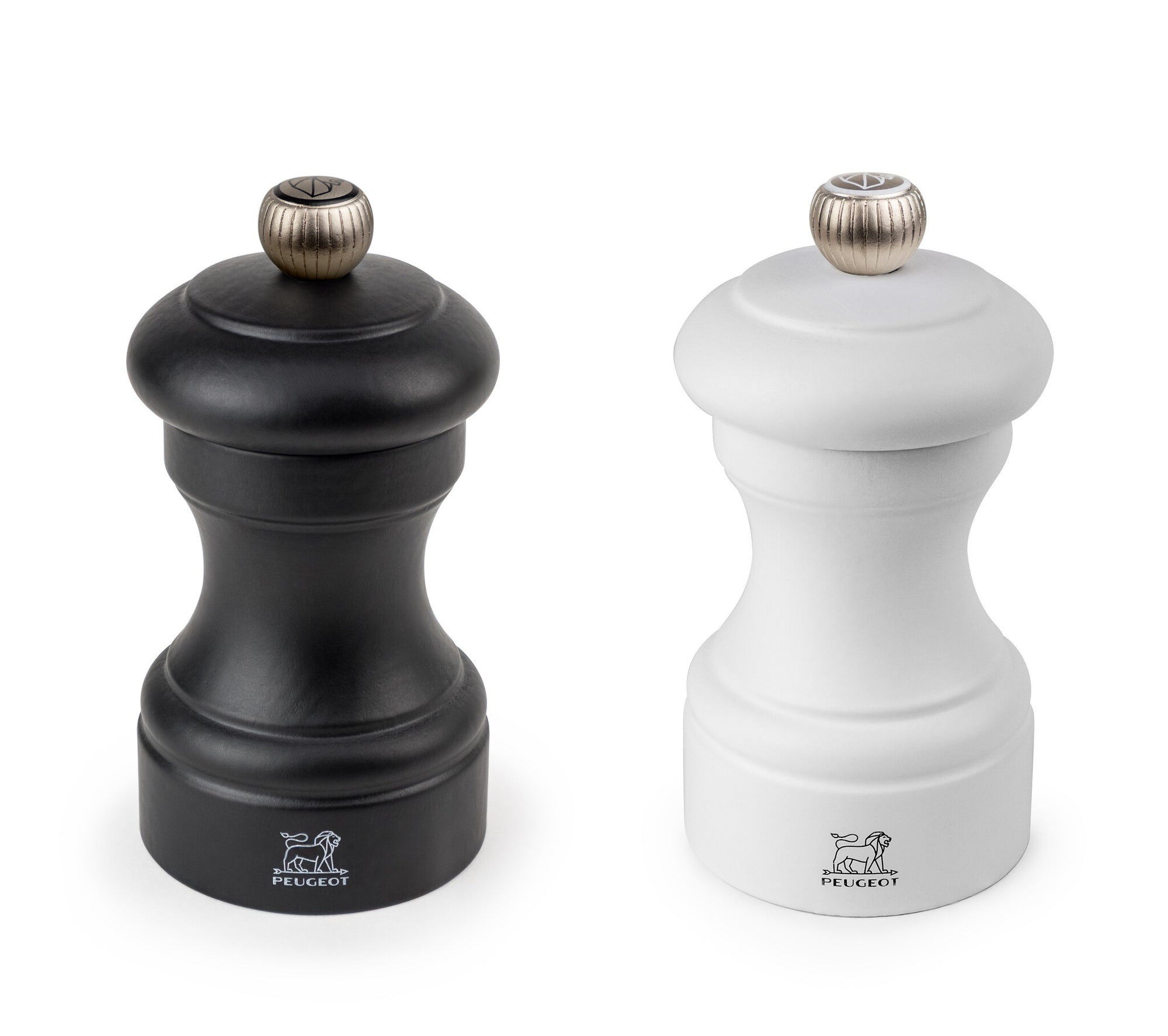 Peugeot - Peper en zoutstel - zwart en wit - 10 cm