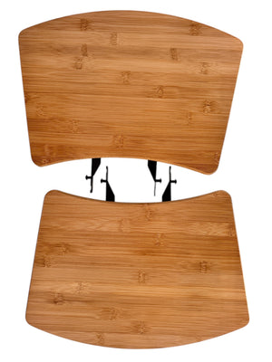 Bamboe Zijtafels - Compact - voor  15 inch kamado
