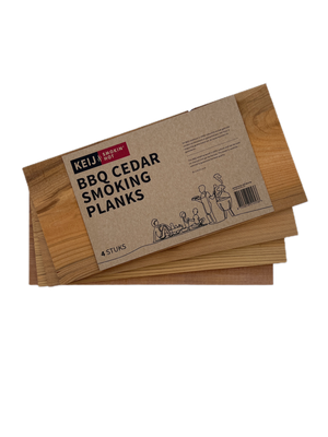 Keij Smokin' Hot - Cederhouten Rookplanken - 4 stuks