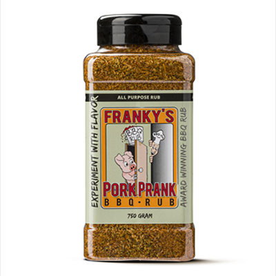 Franky's Pork Prank BBQ-Rub |  Turnpike Barbecue Spices  | 750 gr